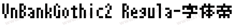 VnBankGothic2 Regula字体转换